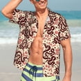 thumbnail image 5 of Lsque Snake pattern Hawaiian Shirt for Men, Unisex Summer Beach Casual Short Sleeve Button Down Shirts-Large, 5 of 9