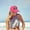 502_Hot Pink, variant on Baseball Hats for Women Cap Flower Snapback Sun Adjustable Denim Jeans Hat Fashion Crown Faux Pearl Outdoor Summer Hats Beige