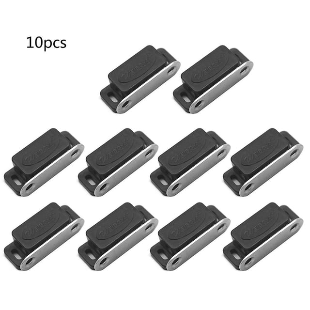 10 Uds Mini gabinete de plástico cerradura magnética pestillo puerta persiana muebles para el hogar