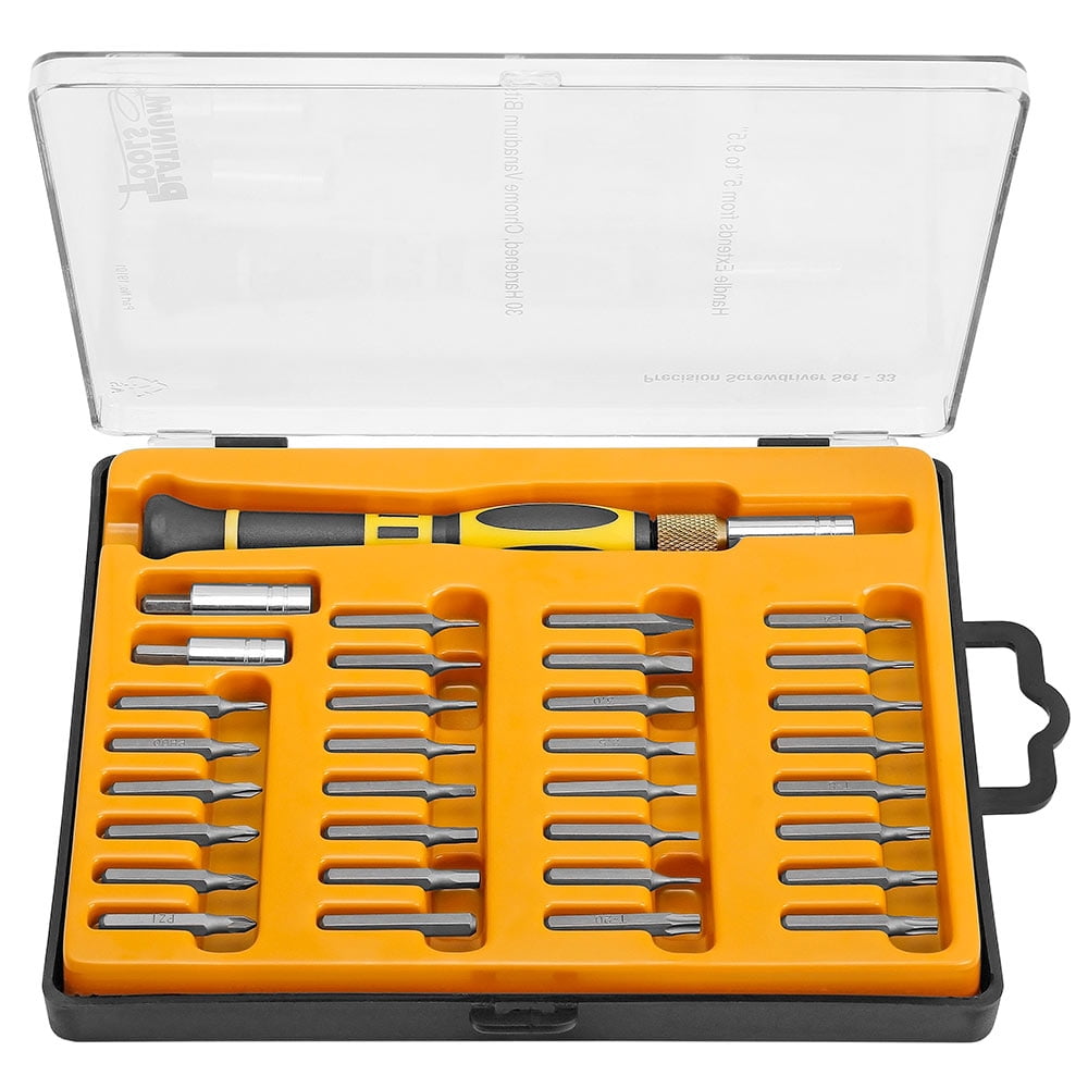 Platinum Tools Precision Screwdriver Set, 33 pc.