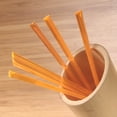 thumbnail image 5 of BambooMN Triangular Appetizer Cocktail Prism Picks - 3.5" (8.9cm) - Orange - 1,000 Pieces, 5 of 5