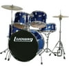 Ludwig Accent Series Complete Drum Set Blue