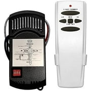 Universal Ceiling Fan Remote Control and Receiver Kit Replacement for Hampton Bay Harbor Breeze Hunter Fan-HD5 Fan-HD UC7030T UC7078T CHQ7078T L3H2010FANHD FAN-28R,with 3-Speed Light-Dimmer