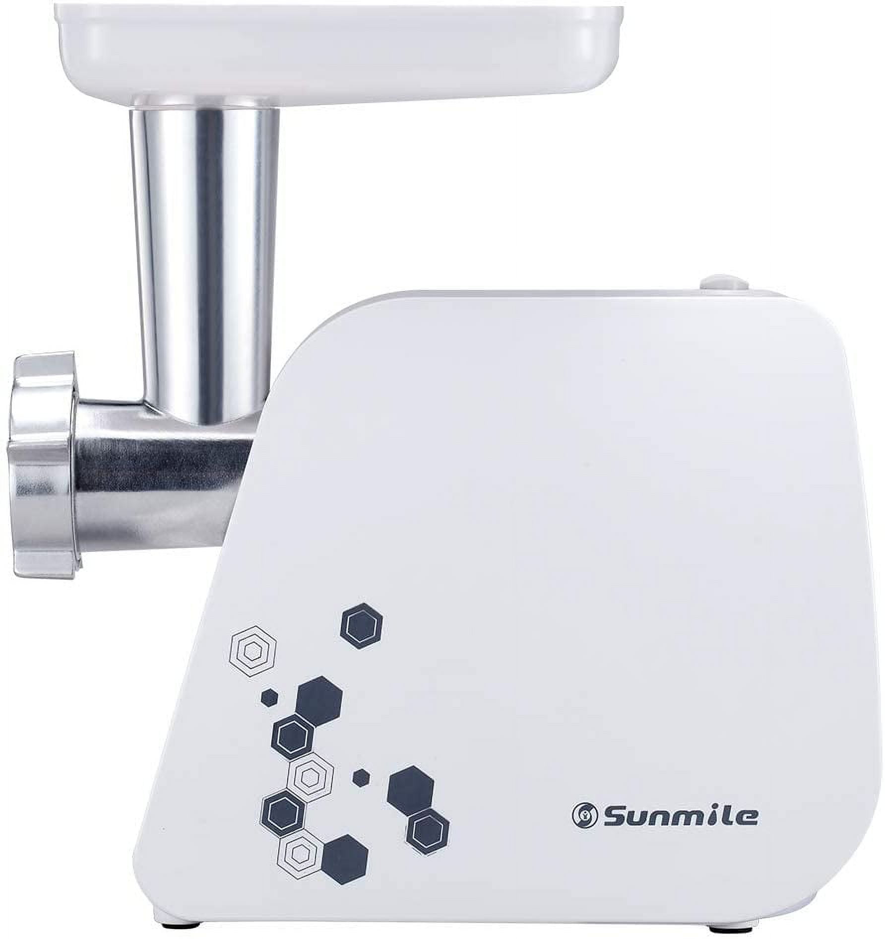 Sunmile SM-G33 Electric Meat Grinder - 1HP 800W Max Power - ETL Stainless  Steel Meat Grinder Mincer Sausage Stuffer, Stainless Steel Blade and Plates