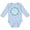 AE-Light Blue, variant on Inktastic Pop Pop's Favorite Girl Blue Flowers Wreath Girls Long Sleeve Baby Bodysuit