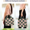 thumbnail image 4 of FORMRS Womens Corduroy Tote Bag Crossbody Shoulder Handbag with Pocket, Pink Abstract, 4 of 7