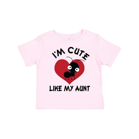

Inktastic Cute Like My Aunt Gift Toddler Boy or Toddler Girl T-Shirt