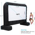 thumbnail image 4 of 16Ft Inflatable Movie Projector Screen with Quiet  Blower & Storage Bag for Outdoor Home Theater, 4 of 7