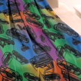 thumbnail image 3 of Rainbow Car Silhouette Pattern Blanket,Comfortable Soft Flannel Throw Blanket,All Season,Warm Lightweight Blankets for Sofa Bed Couch Living Room Chair,30"x40", 3 of 4