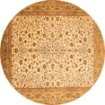 thumbnail image 1 of Ahgly Company Indoor Round Persian Orange Traditional Area Rugs, 6' Round, 1 of 1