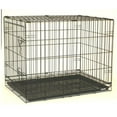 thumbnail image 1 of Cage pour Chien 42 Pouces avec Grille Inférieure - Noir, 1 of 1