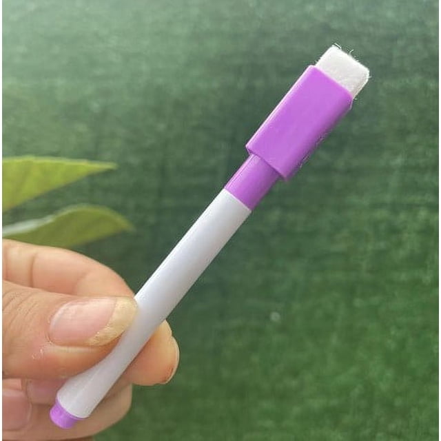Rotulador para pizarra blanca con núcleo de color negro, lavable y borrable, creativo, con pincel, a base de agua, respetuoso con el medio ambiente