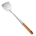 thumbnail image 3 of Espátula de acero inoxidable 304 Pala para freír espesa Utensilios de cocina para chef Cuchara para freír Pala para freír Cuchara para sopa de mango largo para el hogar Utensilios de cocina, 3 of 3