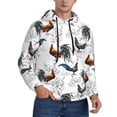 thumbnail image 2 of Sigee Cool Chicken for Men's Pullover Hoodie Sweatshirts Adult Casual Long Sleeve Sweatshirts ,Sizes S-4XL-Medium, 2 of 7