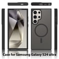 thumbnail image 6 of ELEHOLD Case for Samsung Galaxy S24 Ultra, Shockproof Magnetic Skin-Feel Case,Compatible with Wireless Charging,Purple, 6 of 6