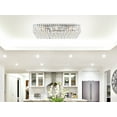 thumbnail image 3 of 2034 Maxime Collection Flush Mount L24in W12in H5in Lt:6 Chrome Finish (Royal Cut Crystals), 3 of 7