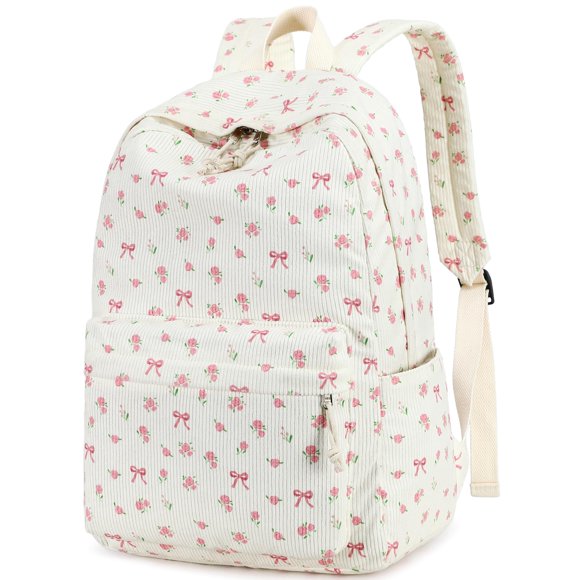 Mochila escolar BTOOP de pana ligera 40x30x15 cm