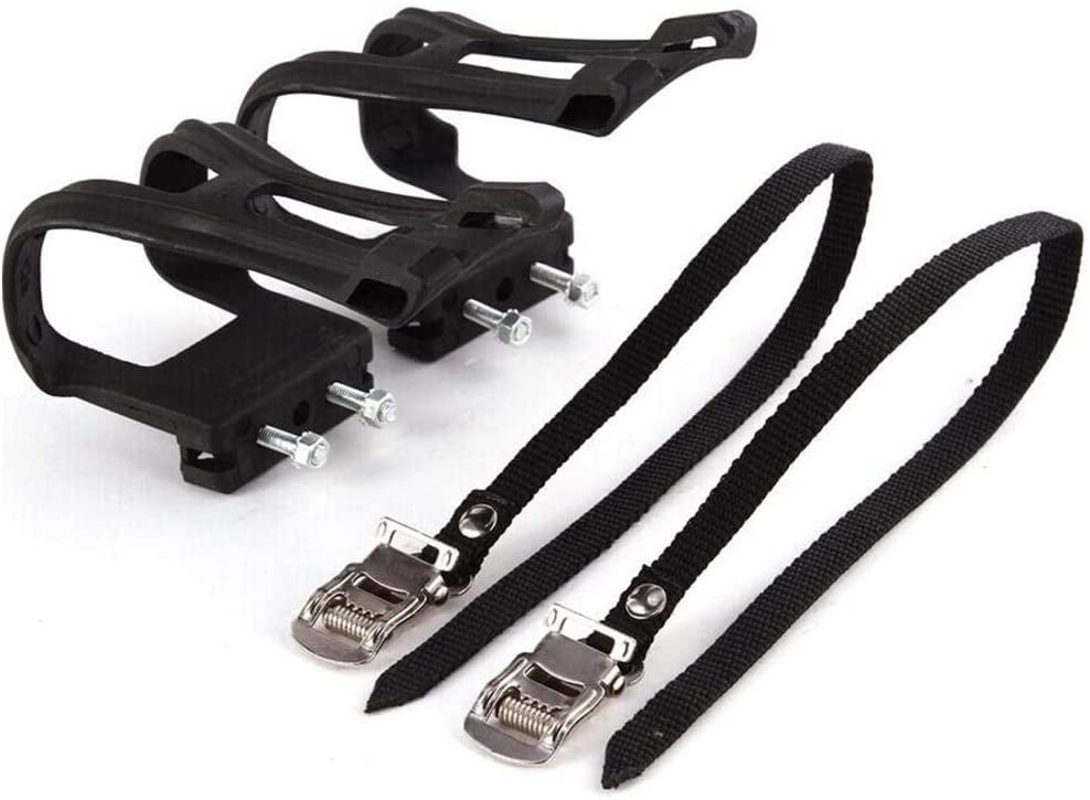 Durable Creative Nylon Cycling Black Clip Strap Belt Cycling Pedal Toe Clip for MTB Road Bicycle Outdoor Riding