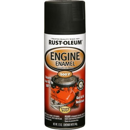 Semi Gloss Laser - Rust-Oleum 248936 Automotive 12-Ounce 500 Degree Engine Enamel Spray Paint, Semi Gloss Black