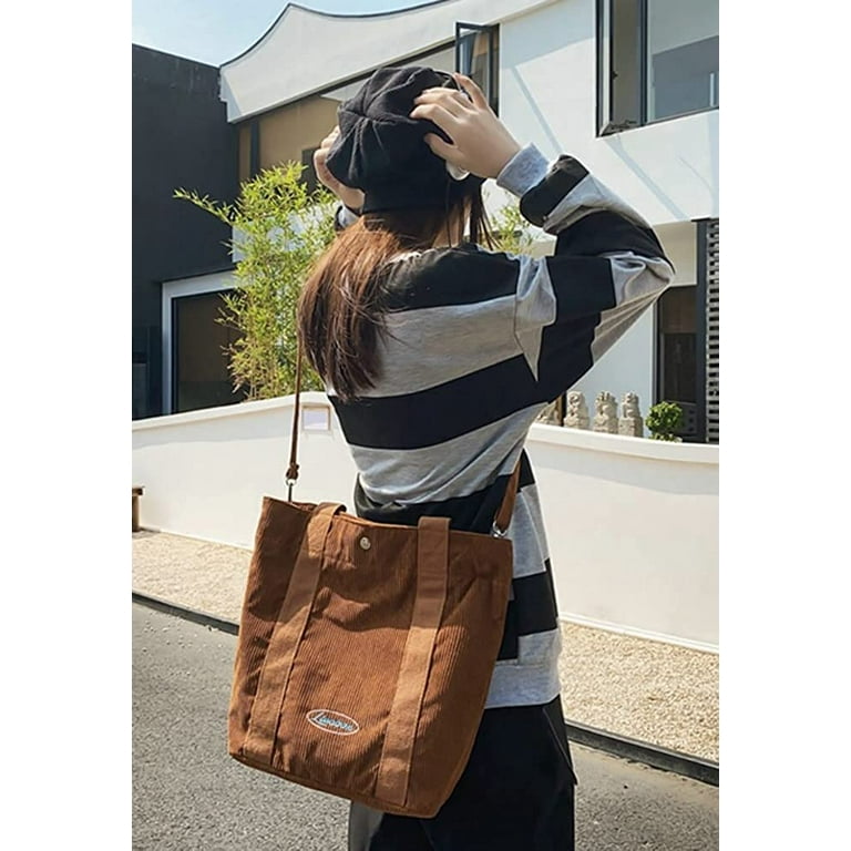 Corduroy shoulder bag new arrivals