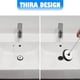 thumbnail image 3 of Tapón de desagüe de bañera con cadena, de goma, para lavabo, para baño y cocina, 3 of 7