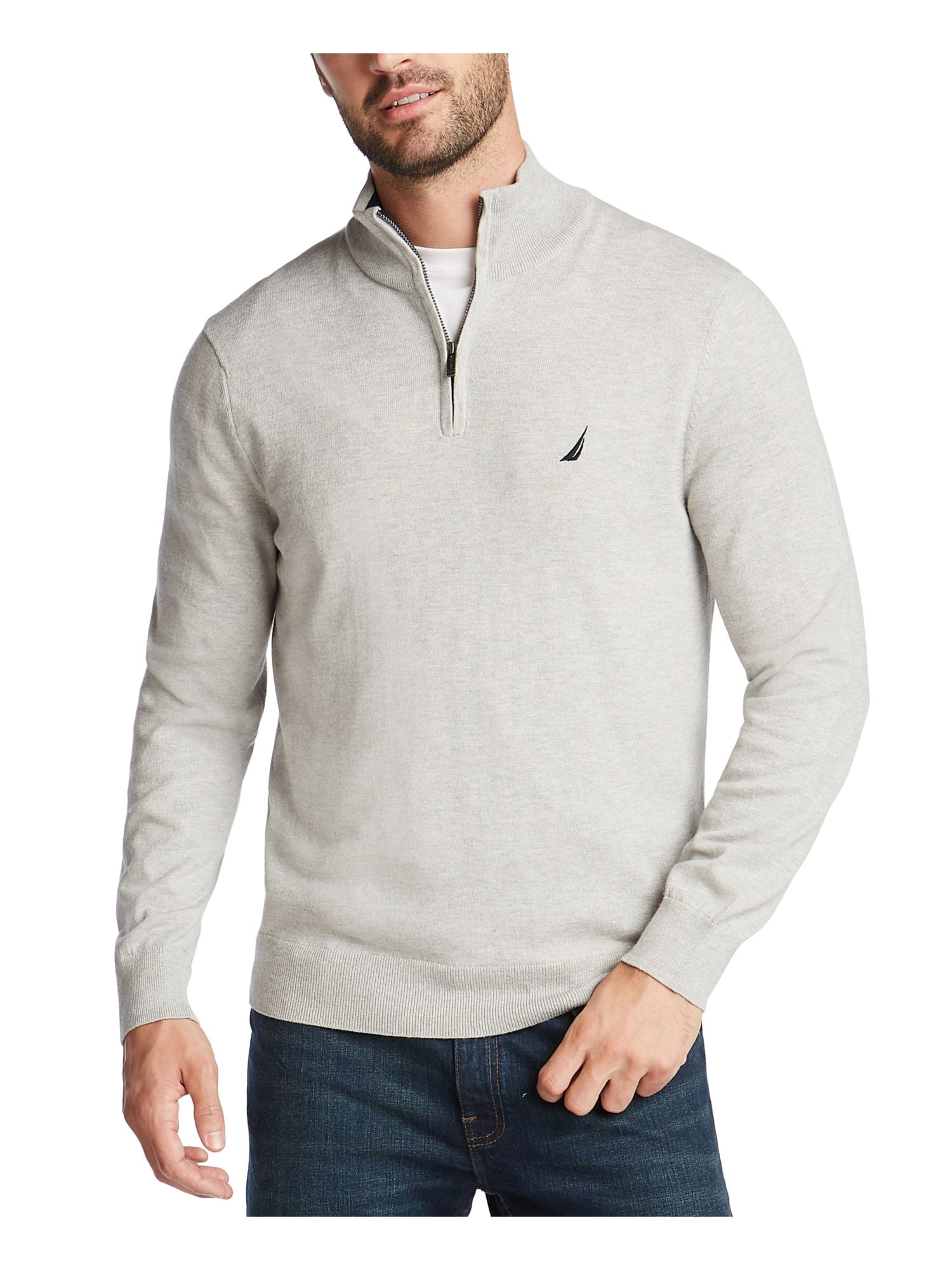nautica half zip sweater