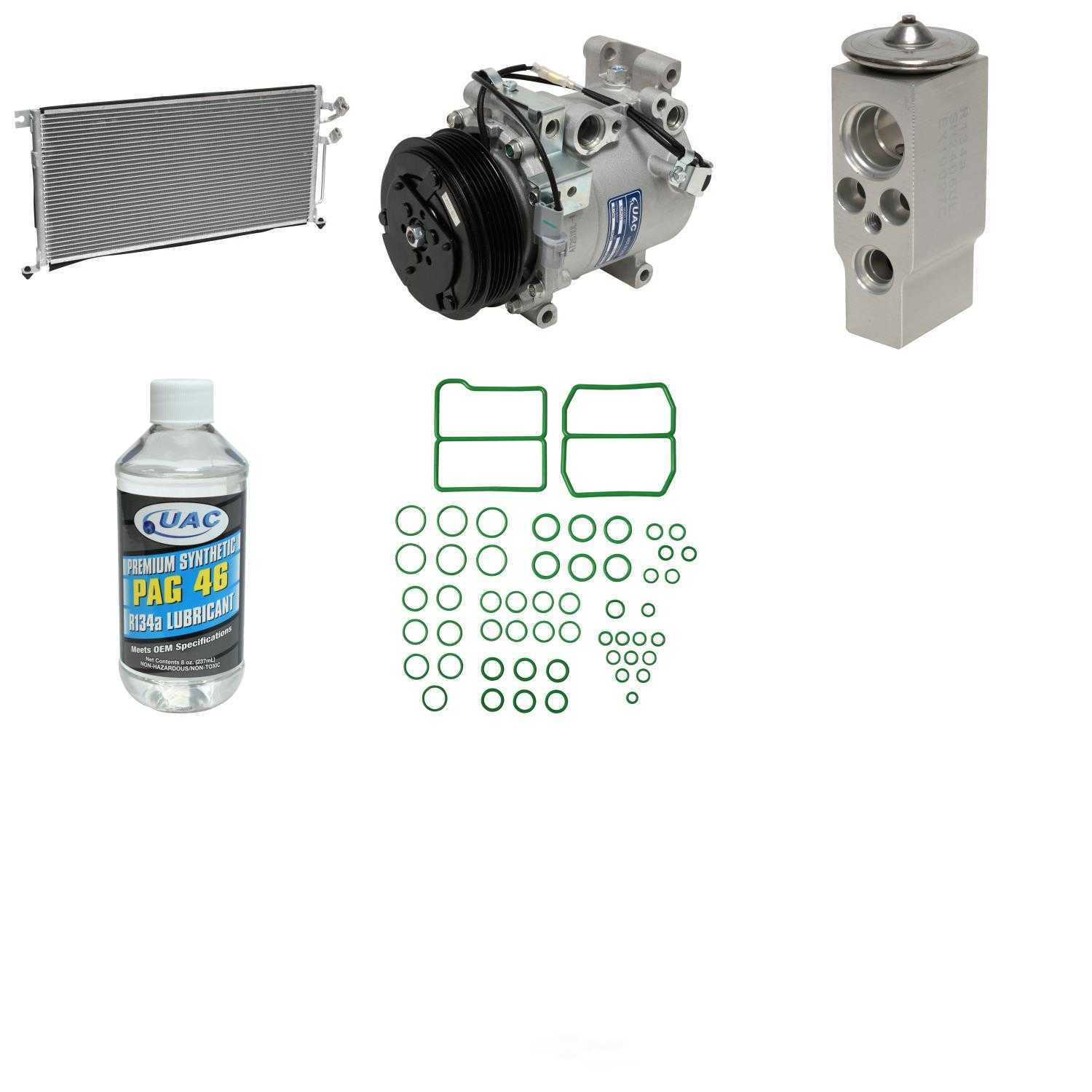 A/C Compressor and Component Kit -- Compressor-Condenser Replacement Kit Fits select: 2005-2006 MITSUBISHI LANCER EVOLUTION, 2004 MITSUBISHI LANCER EVOLUTION RS