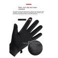 thumbnail image 4 of Outdoor Gloves Men's Winter Riding Touch Screen Waterproof Plus Velvet Warm Riding Non-slip Climbing Running Windproof Gloves Women Black XL, 4 of 8