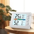 thumbnail image 3 of YAOMOBB Smart Alarm Clock LCD Digital Alarm Clock Easy Read Humidity Temperature Display Multifunction Hygrometer Desktop Clock Birthday Gift, 3 of 6