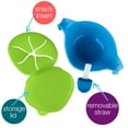 thumbnail image 2 of b.box 3 in 1 Toddler Bowl | Includes Straw, Lid & No Spill Snack Insert | Dishwasher & Microwave Safe | BPA Free | Ages 6 mo+ (Ocean Breeze, 8.5 oz), 2 of 6