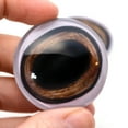 thumbnail image 2 of Medium Brown Deer Glass Eyes with White Bands, 2 of 10