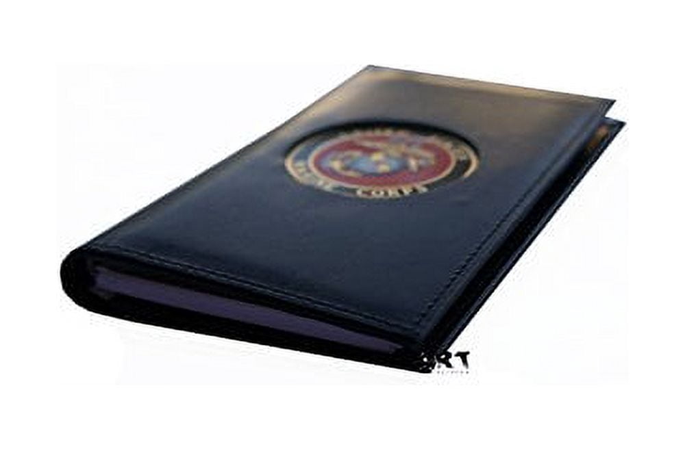 US Marine Corps - Officially Licensed Book Style Notebook Case with Medallion - 3" x 5"