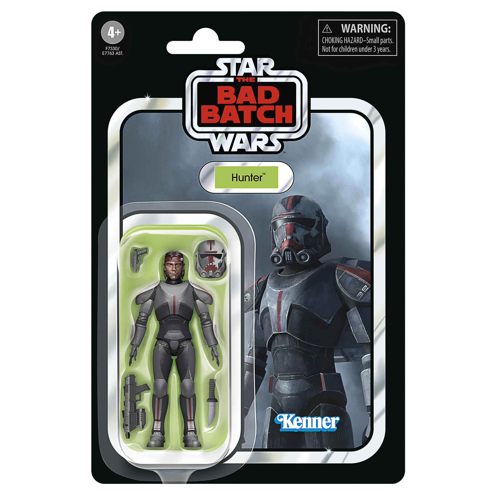 Star Wars: The Bad Batch The Vintage Collection Hunter Kids Toy Action Figures for Boys and Girls Ages 4 5 6 7 8 and Up (3.75”)