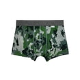 thumbnail image 3 of Bóxer Zaga para Hombre, Corto Double Brush Multicolor Verde 3 Piezas Talla M, 3 of 4