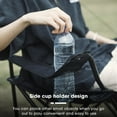 thumbnail image 2 of Camping Chair  Outdoor Folding Chairs for Outside  Portable Chairs for Adults with Cup Holder, Media Pocket  Load-Bearing Folding Camping Chairs for Tailgating, Sports, Picnics, Concerts, 2 of 5