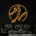 thumbnail image 3 of Glowneon Man Playing Baseball Neon Sign, Baseball Led Sign, Baseball Decor, Baseball Player Gifts, 3 of 5