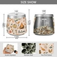 thumbnail image 2 of Yayeee Ashtray with Lid for Cigarette Smokeless Stainless Steel Home Ash Holder, Campfire Pattern, 2 of 7