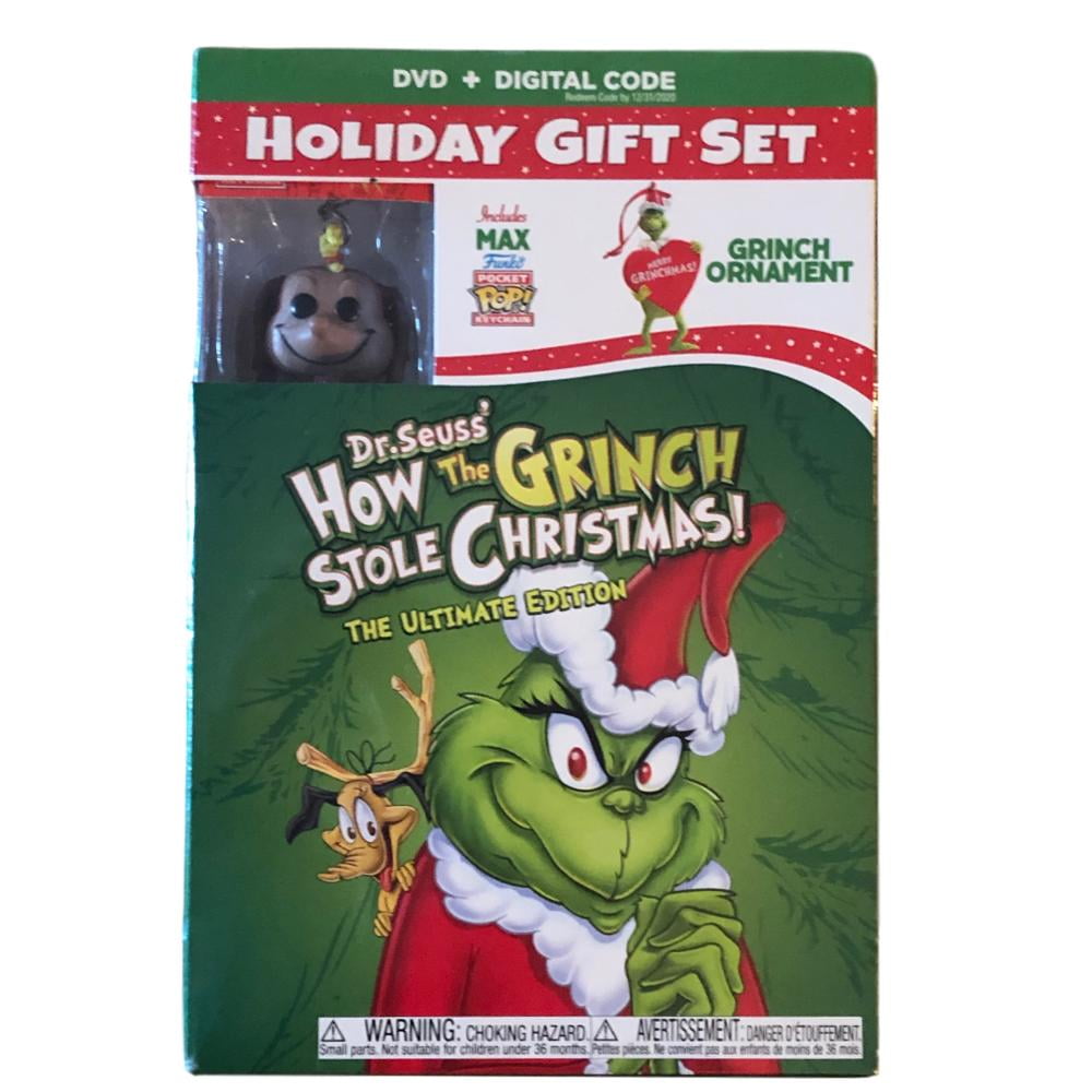 The Grinch Christmas Is Cancel Dvd Image 2022 Hoilday Grinch Stole Christmas Dvd And Grinch Ornament And Max Keychain 3Pc  Set Exclusive - Walmart.com