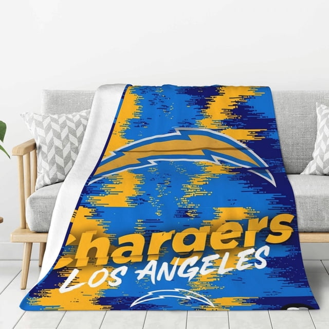 Manta clásica personalizada LAC_Chargers para fanáticos del fútbol, regalos para hombres y mujeres, manta de microfibra ultra suave, regalos para niños y fanáticos