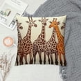 thumbnail image 2 of JEUXUS  Giraffe Body Pillow Cover Wild Animals Africa Safari Cute Cartoon Giraffes Long Pillowcase with Zipper Decorative Soft Cushion Bedding Pillow Cases for Couch,Home Gifts, 2 of 5