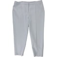 thumbnail image 1 of Alfani Pantalones casuales con dobladillo con cremallera para mujer, azul, 14, 1 of 2