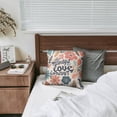 thumbnail image 6 of Colorful Floral Pillowcases Sweet Home Farmhouse Throw Pillow Covers 18 X 18 Inch, Set Of 2, Linen Study Sofa Cushion Cover Indoor Living Room Home Decor, 6 of 7