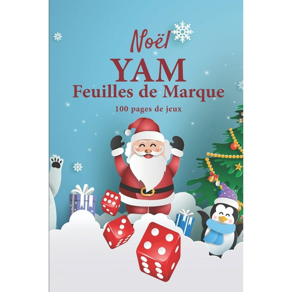 Yam Feuilles de marque Bloc de marque pour jeu de dï¿½s Yam 100