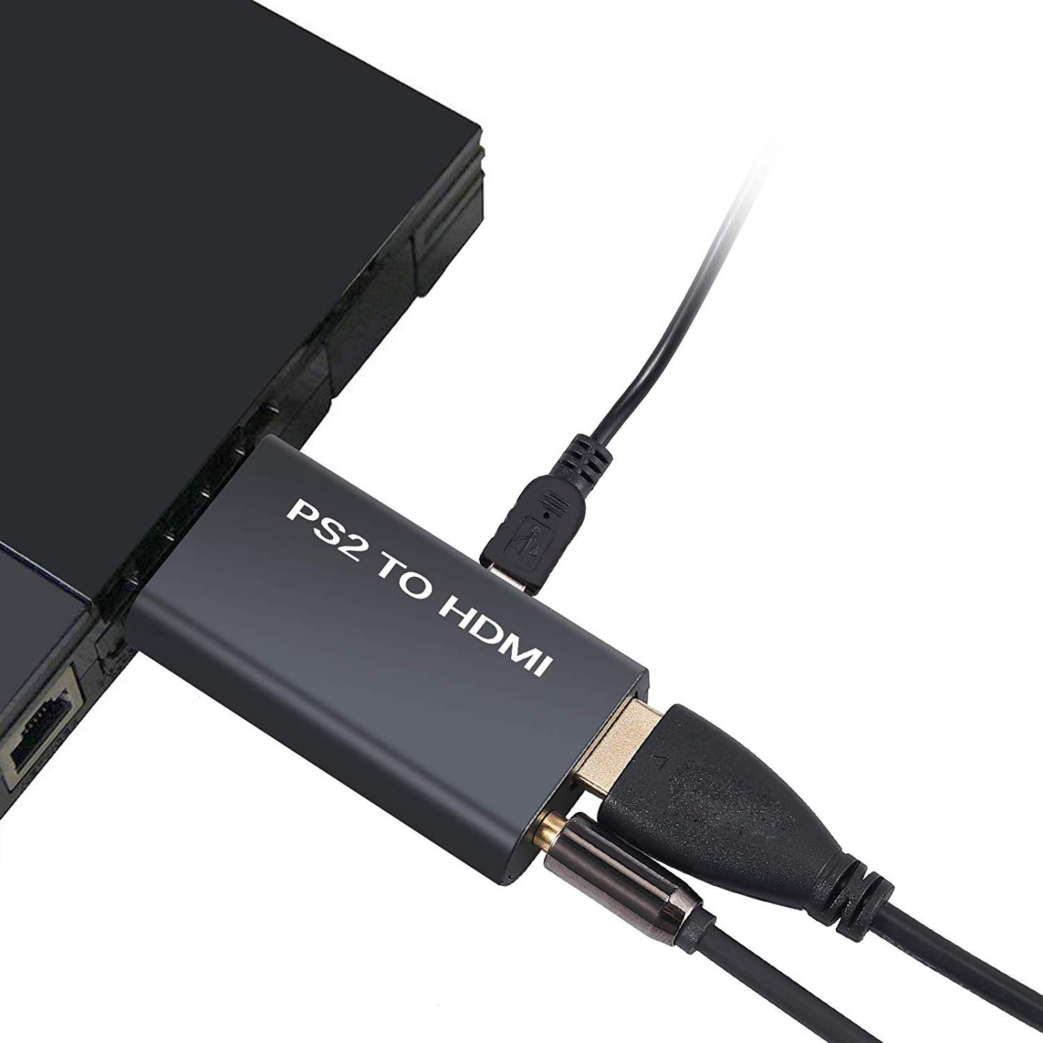 EEEkit PS2 to HDMI Converter Adapter with 3.5mm Audio ...