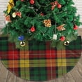 thumbnail image 3 of Falda para árbol de Navidad de tartán de Buchanan, suave y divertida, decoración navideña navideña de granja de 30", 3 of 4