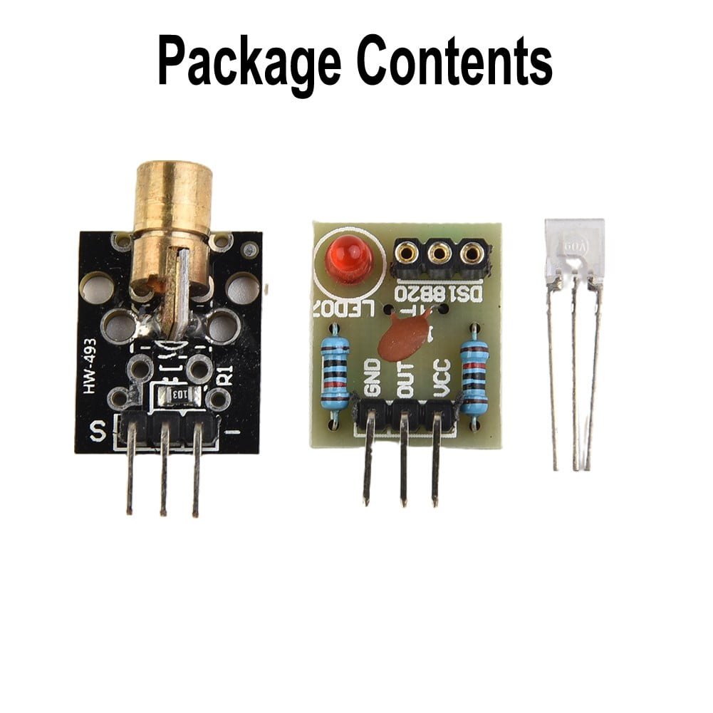KY-008 Transmitter 10pcs/ Set For Arduino AVR UK Laser Receiver Sensor Module 