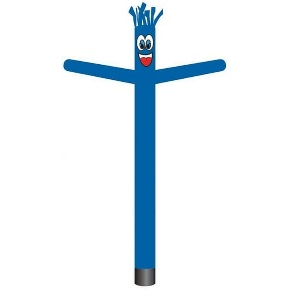 Inflatable Tube Man Guy 18ft - Solid Medium Blue Color - Body only, Without air Blower