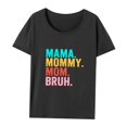 thumbnail image 4 of Camiseta de mujer con cuello redondo, camiseta básica de recuerdo para vacaciones, senderismo, viajes XL, 4 of 8