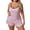 Purple, variant on Keeplus Pjs Sets for Women Plus Size 2 Piece Solid Color Pajama Sets Sleepwear Sleeveless Camisoles Shorts Loungewear Red 3XL