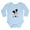 Sky Blue, variant on CafePress - Liver Brittany Long Sleeve Infant Bodysuit - Long Sleeve Cotton Baby Bodysuit